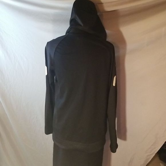 Nike Therma Fit Black Zippered Hoodie Sz. S With Moraine Valley Basketball Logo - Picture 4 of 17